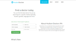 Desktop Screenshot of hudsondoctorsipa.com
